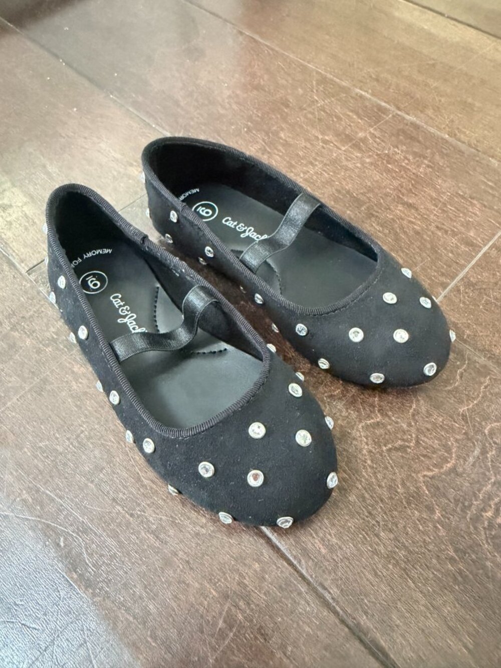 Cat & Jack Rhinestone Flats, kids’ size 9, NWOT